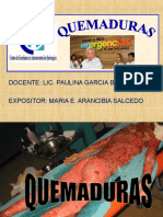 quemaduras en el cuerpo