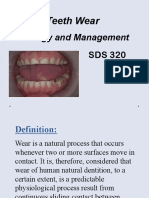 Teeth Wear: Etiology and Management