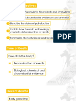 Determining Time of Death Through Biological Evidence