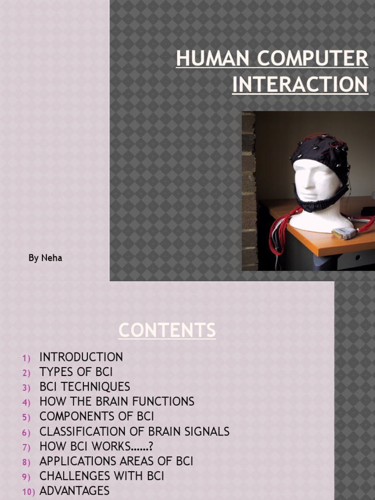 Brain Computer Interface | PDF | Magnetoencephalography ...