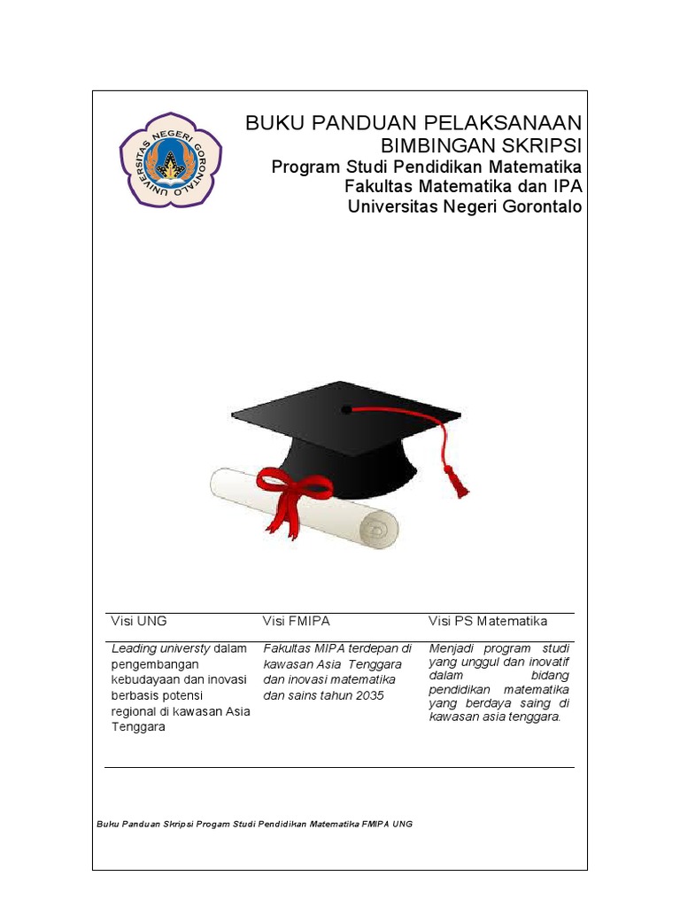 Buku Panduan Bimbingan Skripsi Matematika Pdf