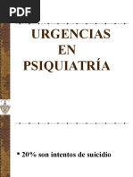 Urgencias en Psiquiatría