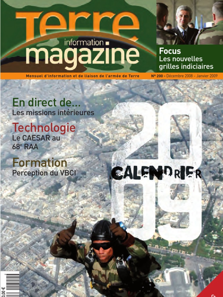 Grille Indiciaire Armee De L Air Terre Information Magazine N° 200 | PDF | Militaire | Politique de défense