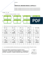 Prueba de Matemática Segundo Basico