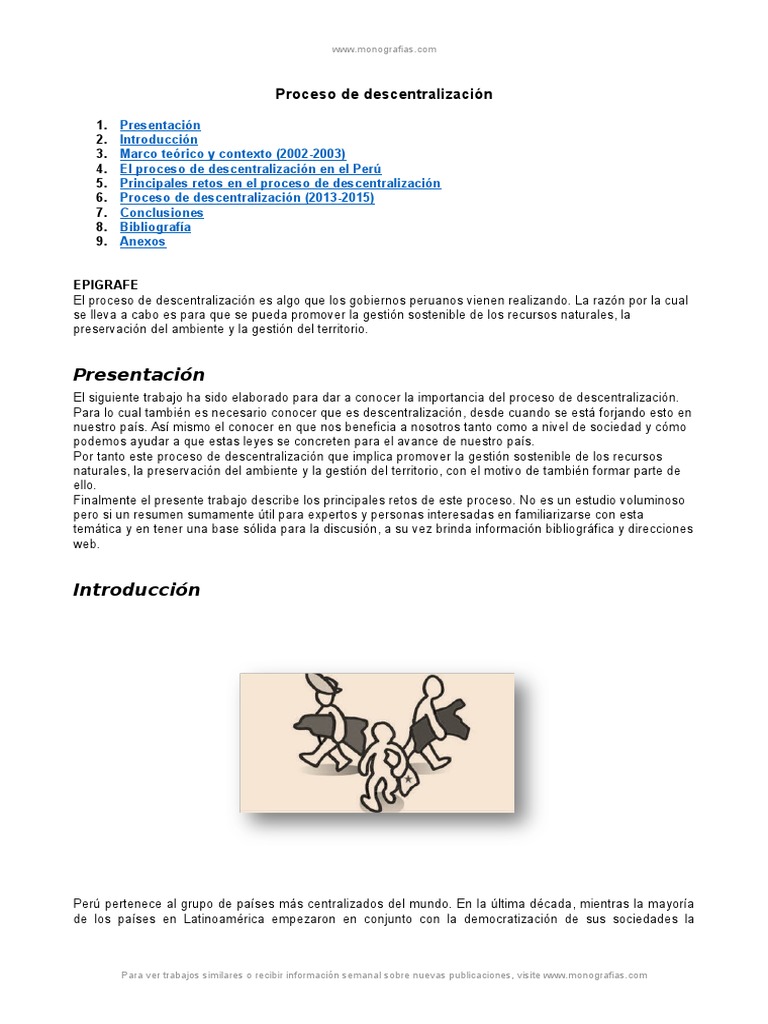 Proceso Descentralizacion Peru | PDF | Perú | Gobierno de españa