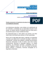 Cerebro Emcional y La Importancia de Educar A La Funcion Ejecutiva y La Modelacion Emocional-Monografia-Neurociencias-Ivana - Sigimbosco