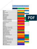 Cromoterapia Programa de Aplicacion
