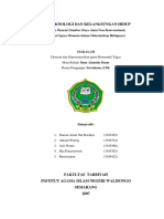 ILMU ALAMIAH DASAR - IPA, TEKNOLOGI DAN KELANGSUNGAN HIDUP (Usaha Mencari Sumber Daya Alam Non-Konvensional, Sebagai Upaya Manusia Dalam Melestarikan Hidupnya)