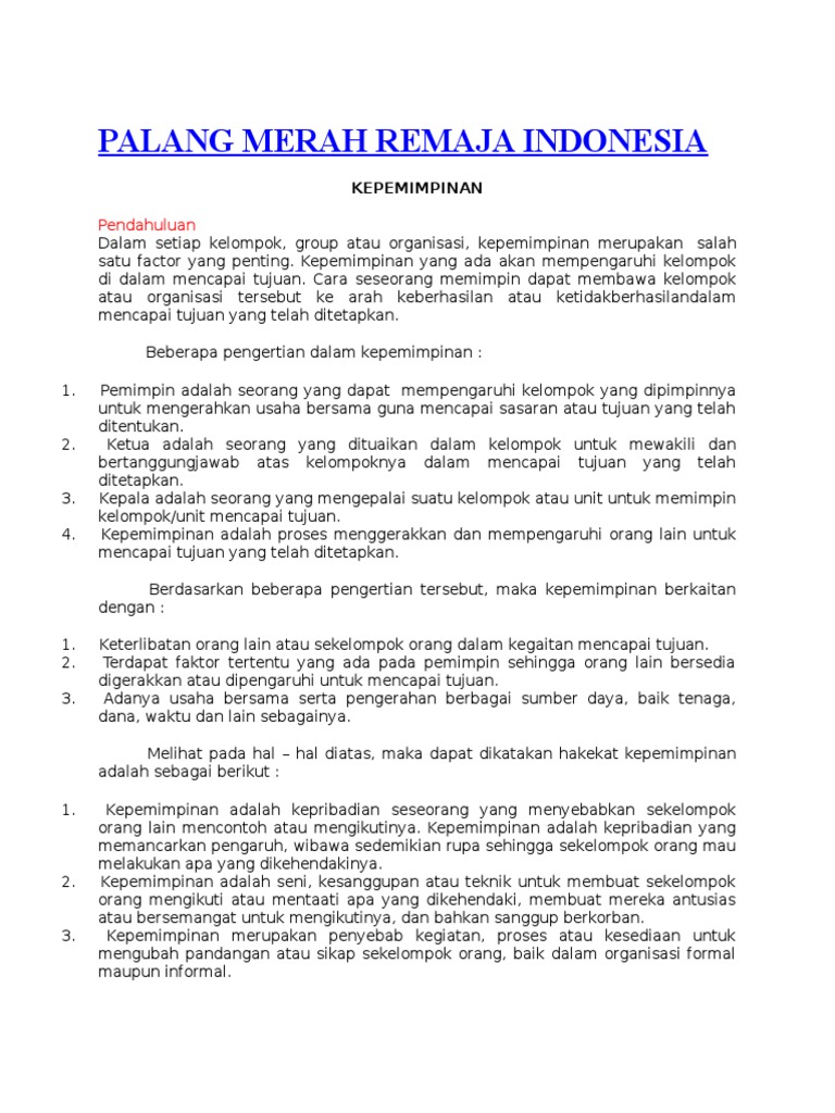 Pmr Kepemimpinan Docx