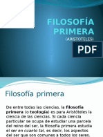 Filosofía Primera (Aristoteles)