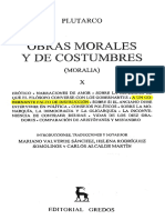 Nº 309. Plutarco, Obras Morales y de Costumbres 10. a Un Gobernante Falto de Instrucción