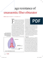 The Leakage Resistance Of: Endodontic Fiber Obturator