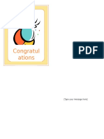 Congratul Ations: (Type Your Message Here)