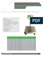 MSS-I-100: Marsden Check Weigher and Bench Scale With I-100 Indicator