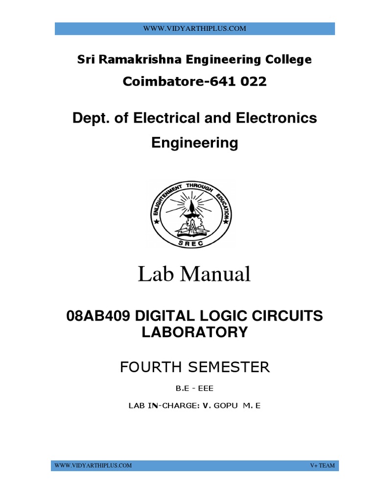 DLC Lab Manual.pdf Subtraction Electronic Design