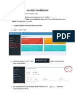 Cara Input Data RT Dan RW