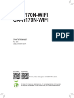 MBD Gigabyte H170N WIFI 1151 Manual