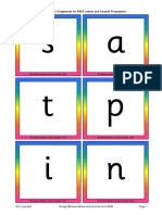 S A T P I N: Phase 2 Graphemes For Dfes Letters and Sounds Programme
