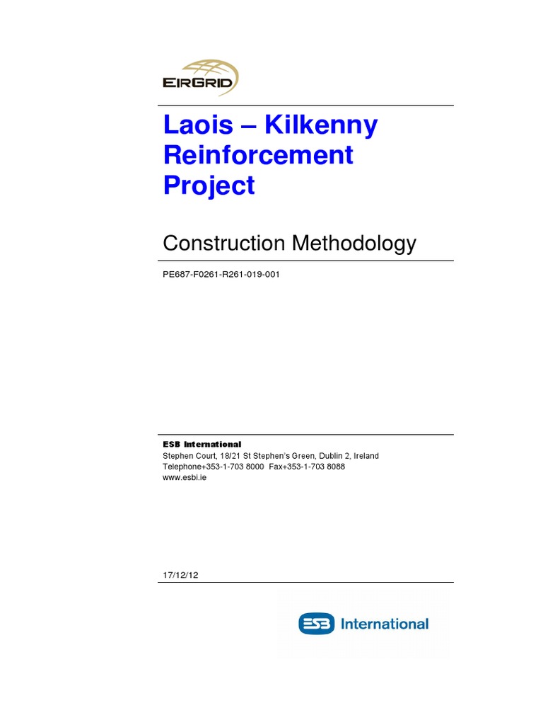 3 Overhead Line and Substation Construction Methodology | PDF ...