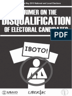  Primer on the Disqualification of Electoral Candidates