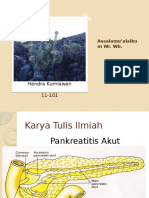 Pankreatitis Present