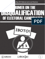 Primer on the Disqualification of Electoral Candidates