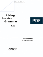 Living Russian Grammar KEY PDF