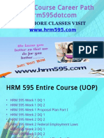 HRM 595 Course Career Path Begins Hrm595dotcom