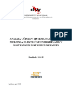 Analiza Učinkov Sistema Naprednega Merjenja Električne Energije (Ami) V Slovenskem Distribucijskem Ees