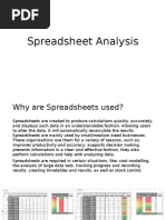 spreadsheet analysis