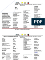 Coletanea de Leitura Musica Poesia Vozes Bossa Nova e Mpb