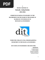 Final Year Project ME-Hydraulic Cutting Machine.doc