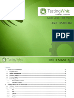 TestingWhiz UserManual