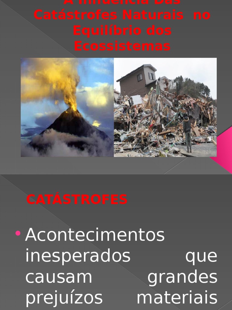 Como as Catástrofes Naturais Afetam a Dinâmica e o Equilíbrio dos ...