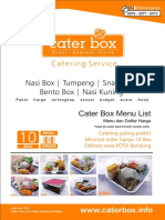 Brosur Lengkap Caterbox