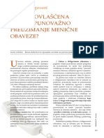 Koja Su Ovlascenja Lica Za Punovazno Preuzimanje Menicne Obaveze PDF