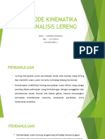 Metode Kinematik Analisis Lereng - Handika Nugraha (212150018)