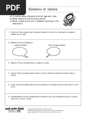 Elements of Comic