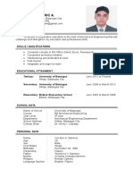 Sample resume 