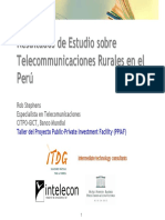 Estudios de Telecomunicaciones Rurales