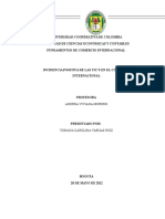 Ensayo Insidencia de Las TIC's en El Comercio Internacional