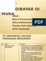 Biaya Dibayar Di Muka