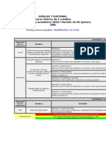 Agenda Señales y Sistemas