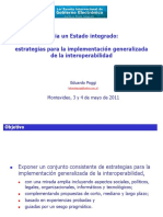 1 Estrategias Para La Implementación Generalizada de La Interoperabilidad Poggi