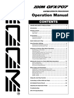 gfx707 Operation Manual PDF