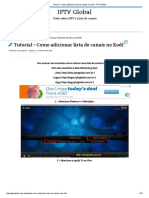 Tutorial - Como Adicionar Lista de Canais No Kodi - IPTV Global