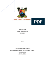 Lagos State LGA Statistics 2012