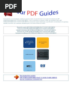 Manual Do Usuário Hp Storageworks Dat 72 Scsi Tape Drive p