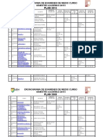 Cronograma de Examenes de Medio Curso Thyg .Docx 2015-1