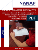 GHID Acte Justificative 2015 PF